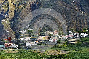 Hermigua village La Gomera Canary Islands photo