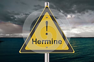 Hermine storm concept