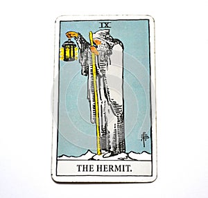 The Hermit Tarot Card Reflection Listening to yourself Meditation Counselling