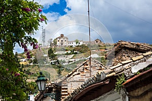 Hermita de San Miguel Alto on the top of hill in AlbaicÃ­n