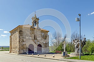 Hermitage of the Christ de la Vega in Pinel de Abajo Valladolid photo