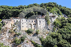 The Hermitage of Greccio Sanctuary in Italy