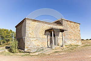 Hermitage of la Soledad in Romanillos de Atienza, province of Guadalajara, Spain photo