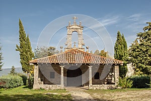 The Hermitage of San Blas in the village of La Alberca, Salaman photo