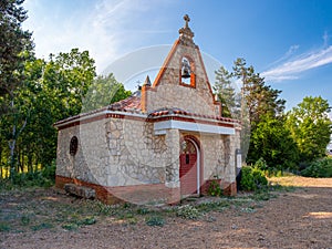 Hermitage of San Jose in the town of Melgar de Fernamental, Spain photo