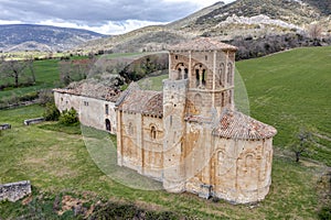 Hermitage of San Pedro de Tejada is a Romanesque hermitage, Burgos Spain photo
