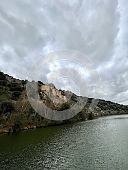 Hermitage of San Saturio in Soria province of Castilla y Leon Autonomous Community of Spain