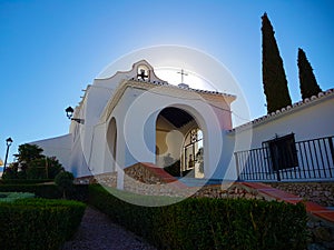 Hermitage of San Sebastian in the town of Frigiliana