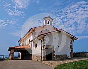 Hermitage san telmo summer day in zumaia