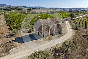 Hermitage of Sant Joan de Lledo in Sant Marti de Sarroca, Spain