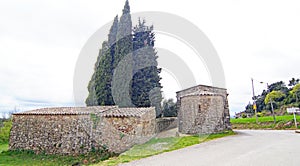 Hermitage of Santa Cecilia and Granera cemetery, Castelltersol, Barcelona photo