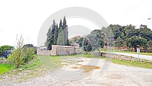 Hermitage of Santa Cecilia and Granera cemetery, Castelltersol, Barcelona photo