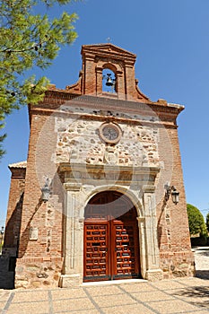 Salvador del Mundo church in Calzada de Calatrava, Spain. photo