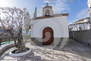 Hermitage of the small town of Los Montoros photo