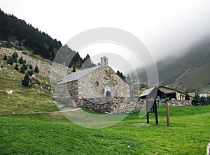 Hermitage in Vall de Nuria