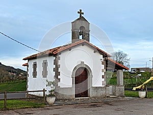 Hermitage at Verdera village, Nava, Asturias, Spain photo