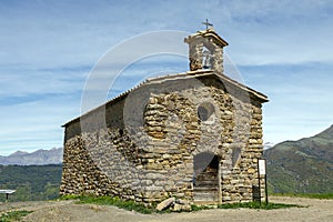Hermitage and viewpoint San Salvador de Irgo de Tor photo