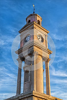 Herne Bay clock Tower at sunset