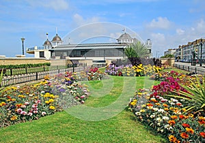 Herne bay seafront and bandstand