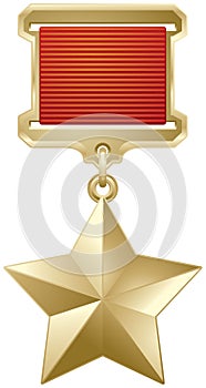 Hero of the Soviet Union Gold star medal