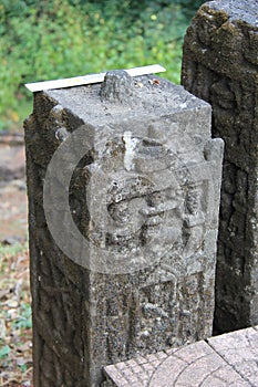 Hero Stone depicting martyrdom of a warrior