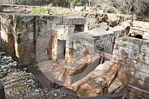 Herod Agrippa II Palace, Banyas River Nature Reserve, Israel photo