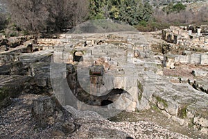 Herod Agrippa II Palace, Banyas River Nature Reserve, Israel photo