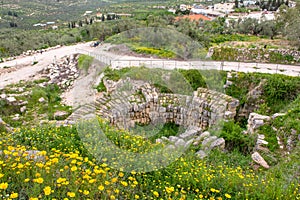 Herod the Great Palace in Sebastia, Samaria photo