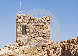 Herodian Guard Tower at Masada in Israel
