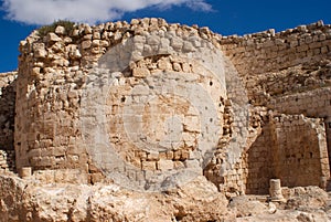 Herodion ruins in Israel