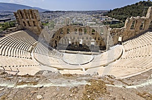 Herodus Atticus theater at Athens