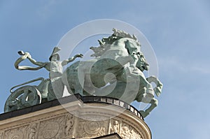 Heroe's square Budapest,Hungary