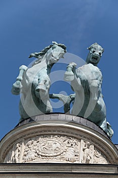 Heroe's square Budapest,Hungary