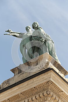 Heroe's square Budapest,Hungary