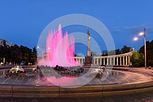 The heroes monument of the red army