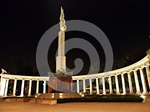 The Heroes` Monument of the Red Army Heldendenkmal der Roten Armee, Wien - Vienna, Austria