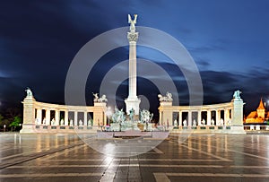 Heroes Square in Budapest