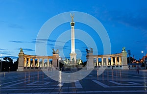 Heroes' Square in Budapest