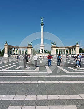 Heroes' Square, Budapest, Hungary