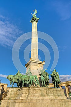 Heroes square, Budapest,Hungary