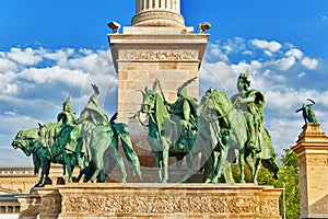 Heroes' Square-is one of the major squares in Budapest, Hungary,