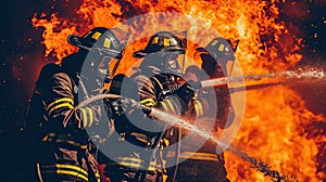 Heroes in uniform: Firefighters in action