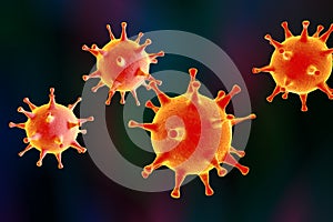Herpes simplex virus photo