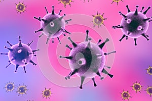 Herpes simplex virus photo