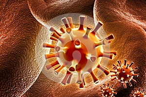 Herpes virus photo