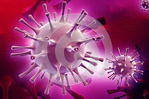Herpes virus photo