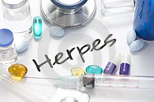 Herpes photo