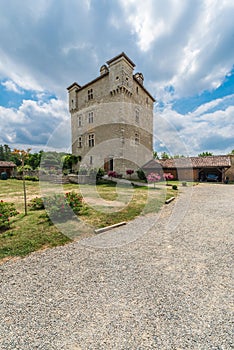 Herrebouc tower in Gers, Southern France.