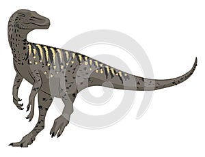 Herrerasaurus, illustration, vector