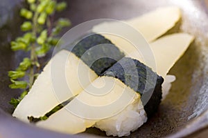 Herring row sushi
